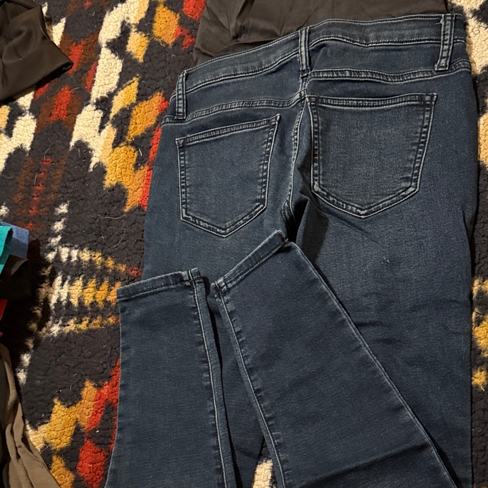 Dark Blue skinny Women's maternity Jeans